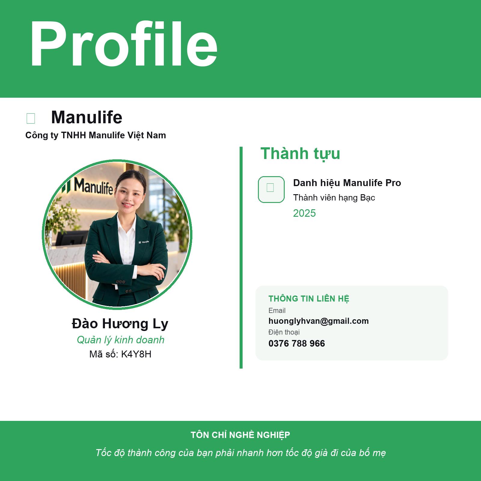 Profile Đào Hương Ly