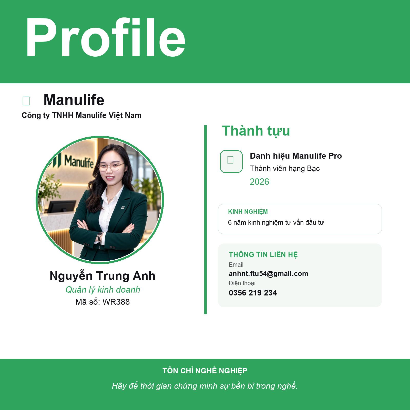 Profile Nguyễn Trung Anh